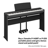 Yamaha P-225B Digital Piano *FREE ACCESSORIES*